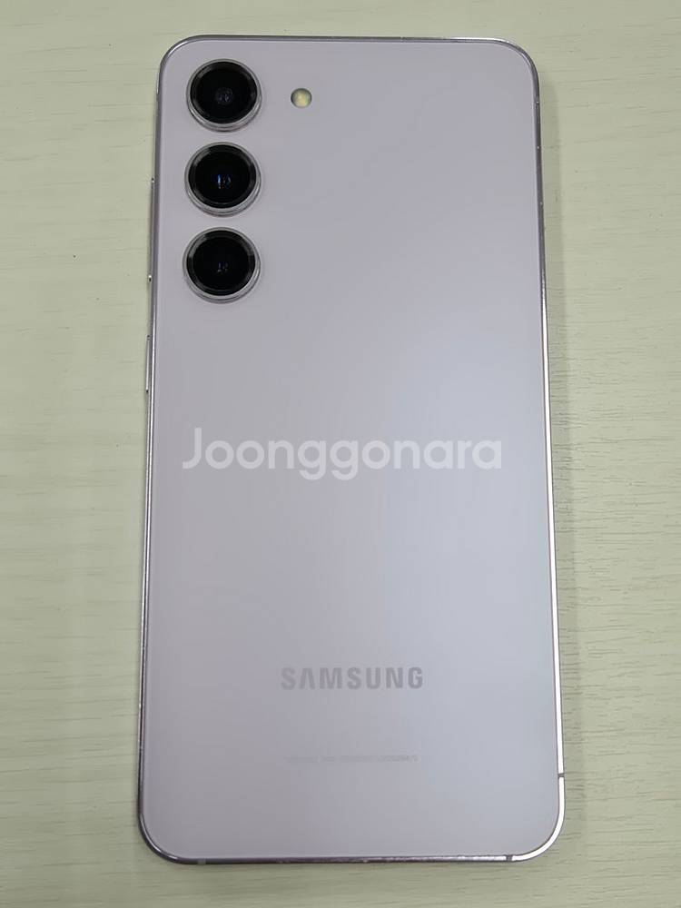 갤럭시 S23 라벤더색상 256용량 상태너무좋은 무잔상...--0