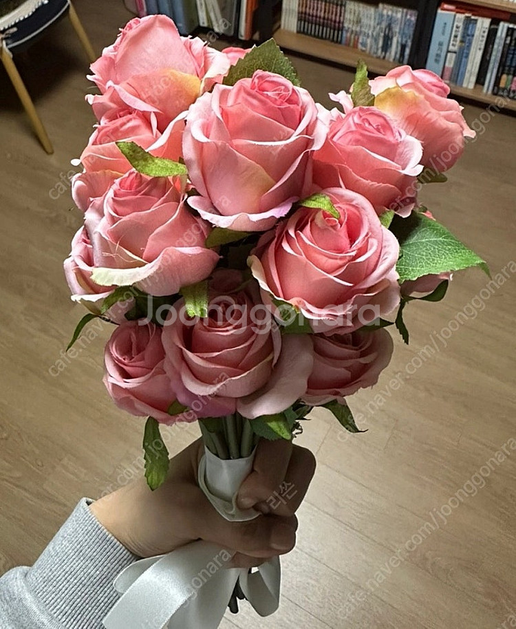 셀프 야외 촬영 웨딩드레스, 조화부케, 환복텐트 판매합...--8