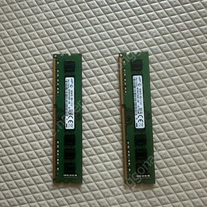 삼성 램 DDR3 8GB PC3-12800U 2개 팔아요 Ram 데스크탑용 택포
