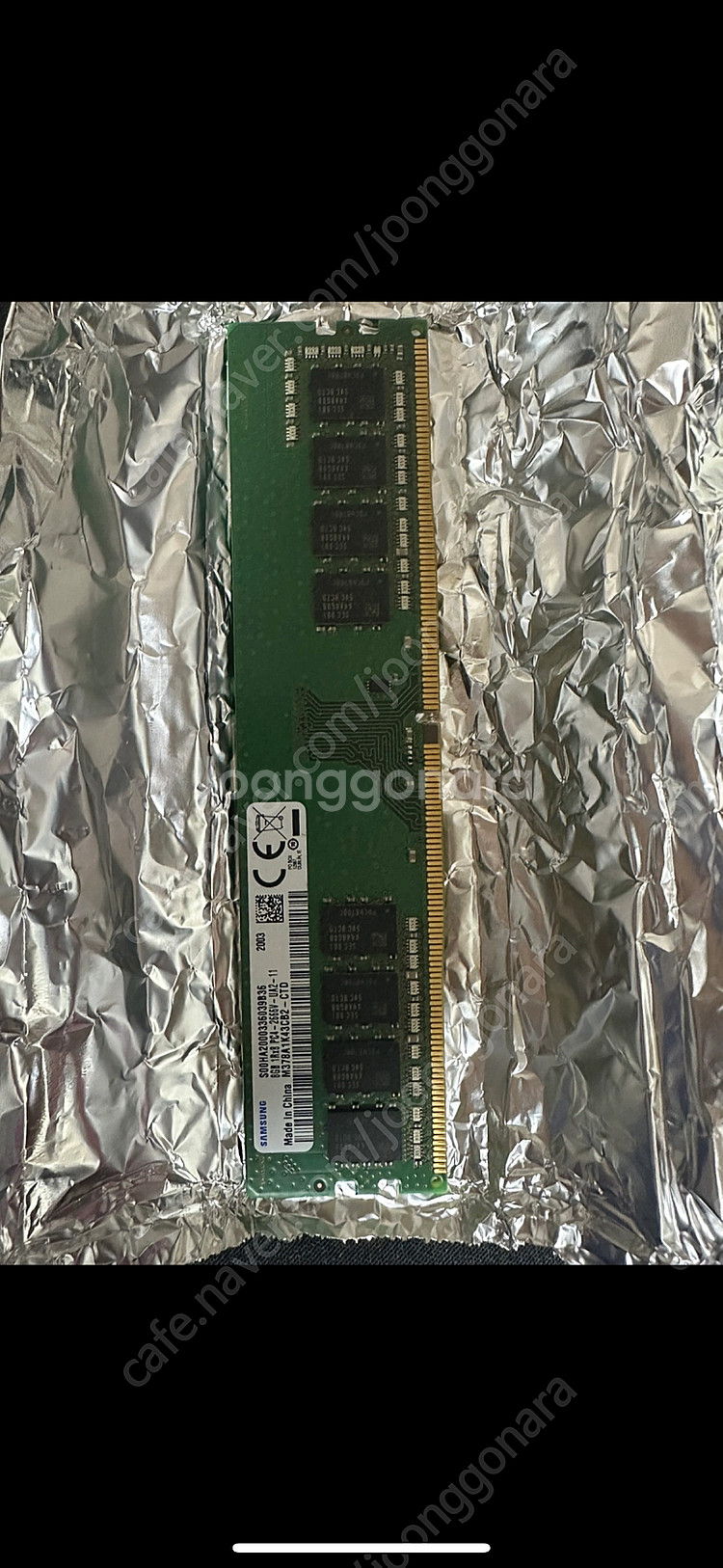 데스크탑용 램 삼성 DDR4 8GB 2666v 판매합니...--0