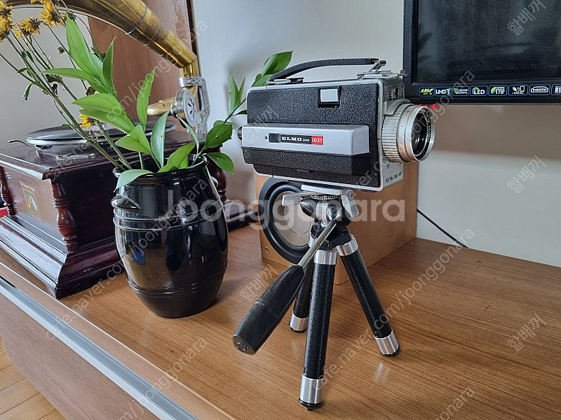 엘모 8mm 골동품 동영상 카메라--1