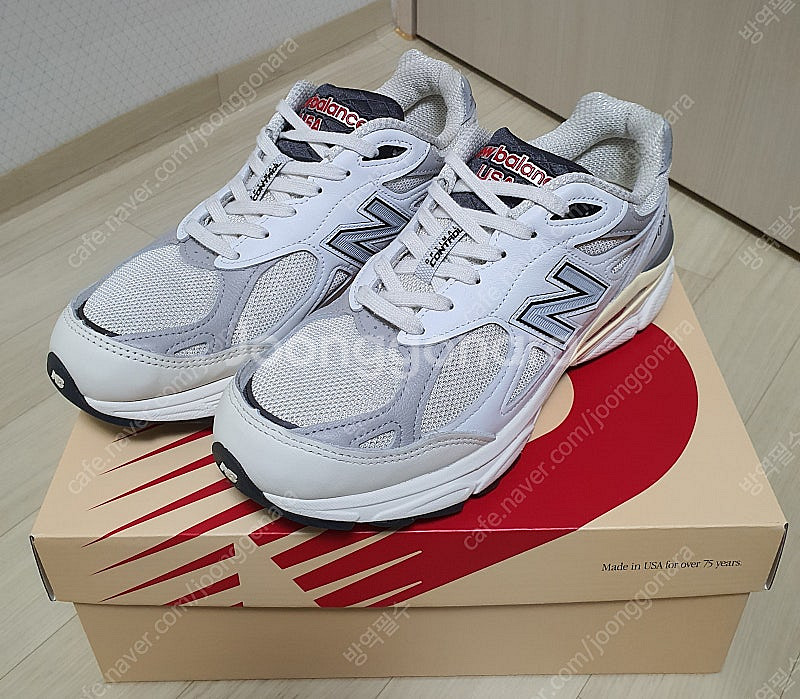 뉴발란스 990v3 씨솔트 270 팝니다--0