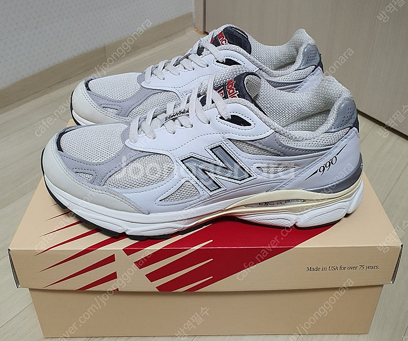 뉴발란스 990v3 씨솔트 270 팝니다--1