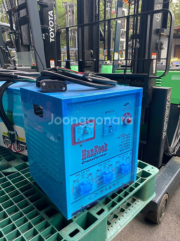 한국일렉스 다운트랜스 10kva (지게차 충전기--0