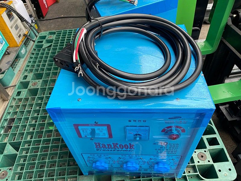 한국일렉스 다운트랜스 10kva (지게차 충전기--3