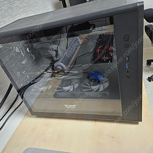 라이젠7500F 라데온RX7600 데스크탑 , 컴퓨터 키보드,마우스,사운드바서비스 판매