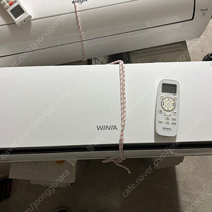 대우 위니아 벽걸이 에어컨 판매합니다. (실외기, 리모컨 포함)