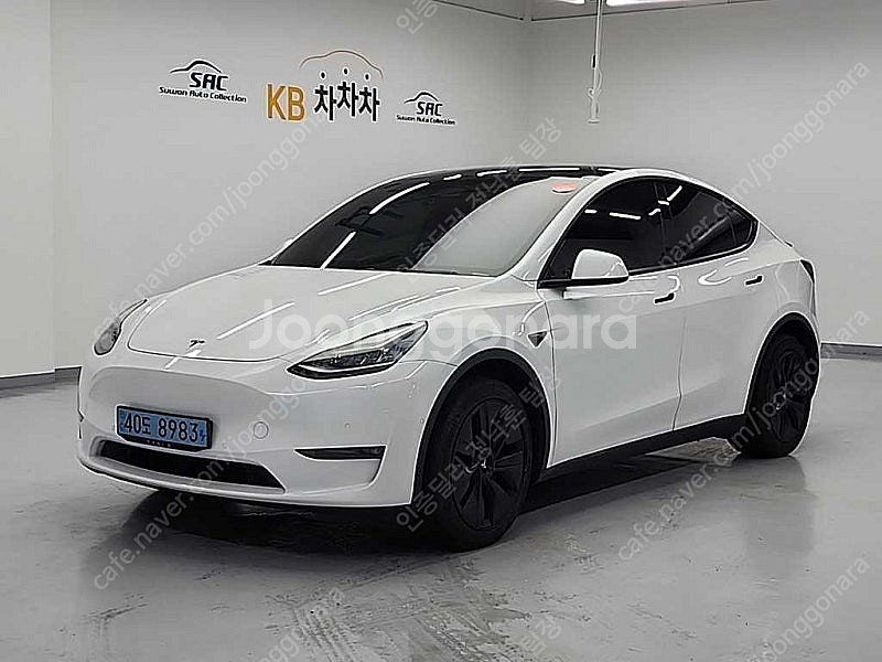 테슬라 모델 Y 중고 테슬라 중고 흰색 2021년식 롱...--0