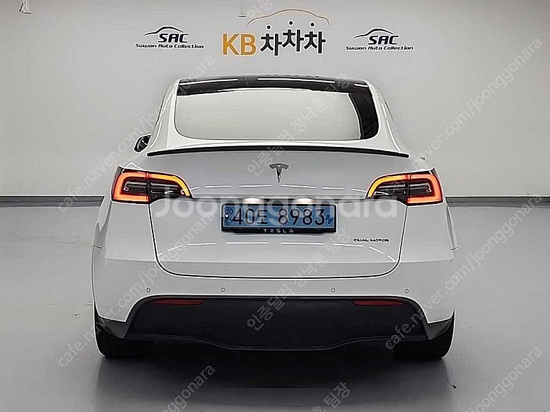 테슬라 모델 Y 중고 테슬라 중고 흰색 2021년식 롱...--4