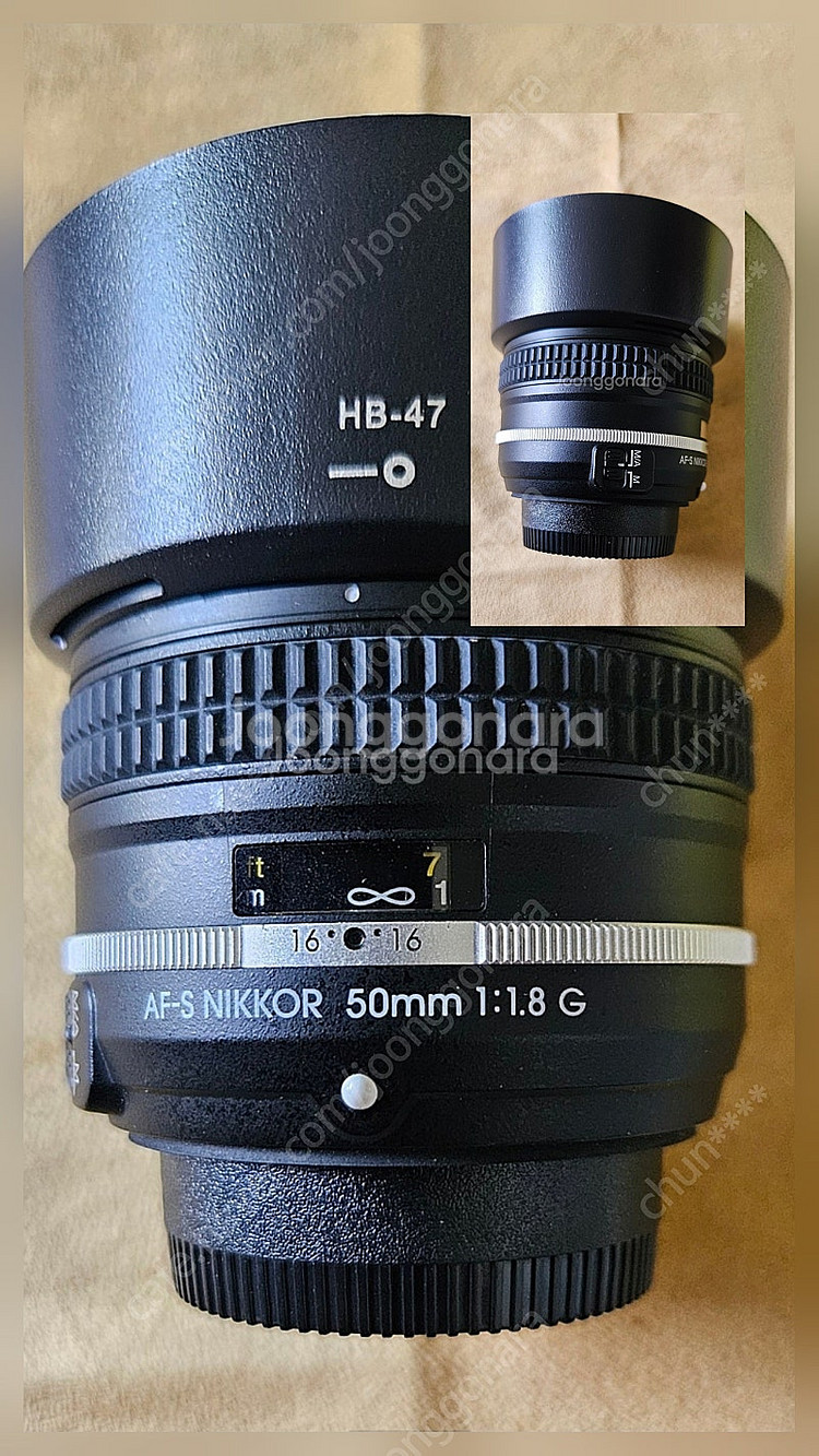 니콘 렌즈 2개 일괄판매 (어안렌즈+10.5/50mm단...--7