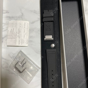IWC 마크20 블랙 러버 스트랩 XS 핀버클
