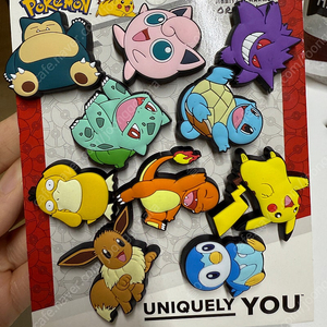 크록스 포켓몬 지비츠 정품 10개 셋트