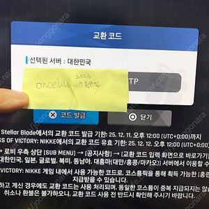 니케 홍련 스킨 쿠폰(스텔라블레이드)