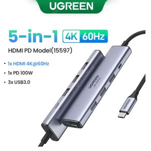 Ugreen 맥북허브 팝니다. CM418 5-in-1 4k60hz 택포가