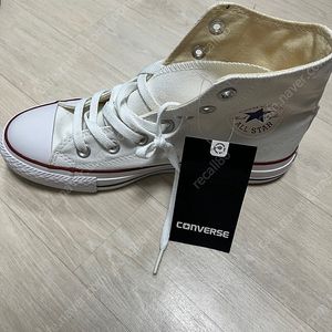 컨버스 척테일러 하이 흰색 240mm 새상품