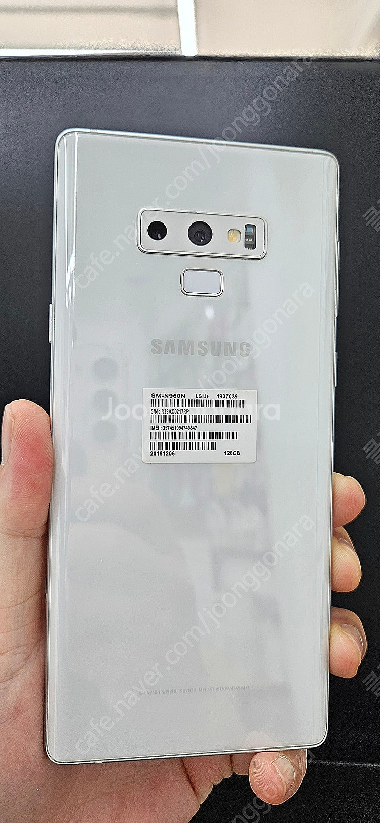 노트9 N960 128G 화이트 9만 인천 부평--3
