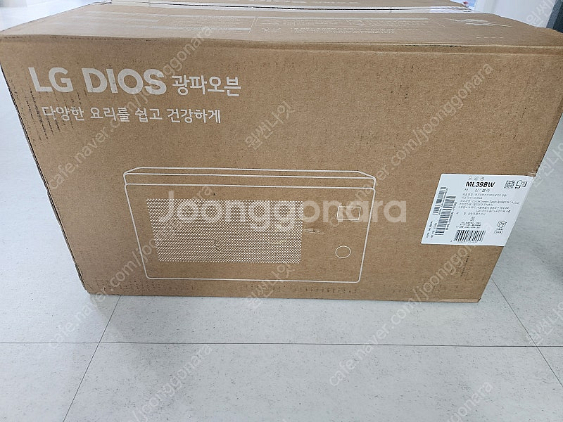 LG 디오스 광파오븐 ML39BW(미개봉.새상품)--0