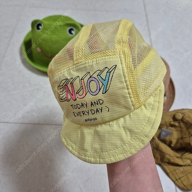 아가방 밀짚모자 봄,여름 모자 알폰소 4개 일괄판매--5