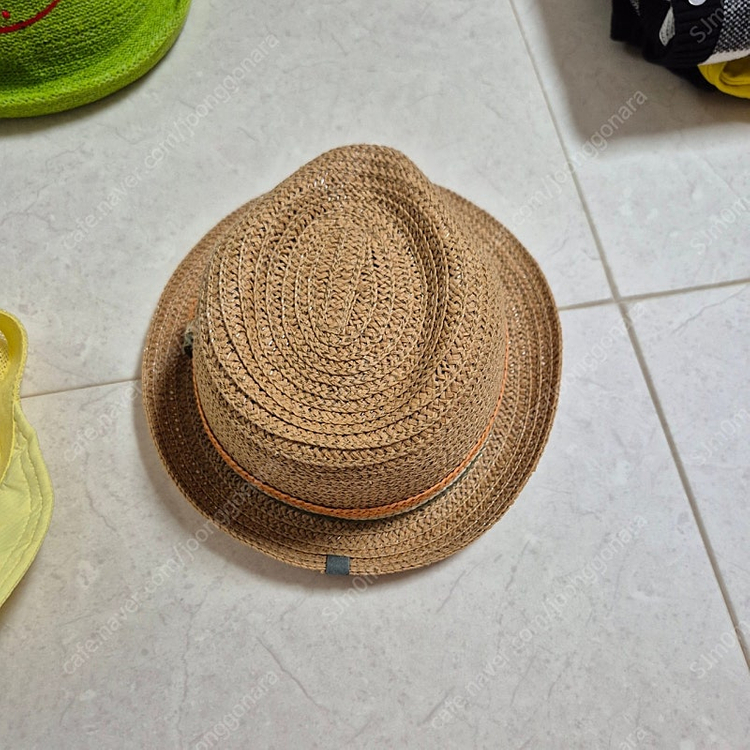 아가방 밀짚모자 봄,여름 모자 알폰소 4개 일괄판매--9