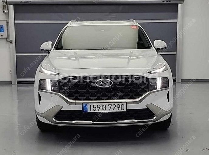 싼타페중고 외관 내관 깔끔한 뉴싼타페 하이브리드 사고이력 없는 상태 좋은 중고차--6