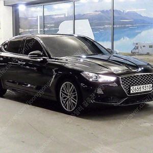 제네시스 G70 중고차 중고자동차 검정색 2019년식 77,397km 2.0T AWD 엘리트 중고차거래카페