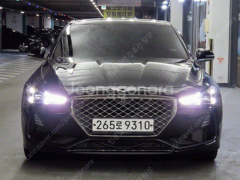 제네시스 G70 중고차 중고자동차 검정색 2019년식 ...--3