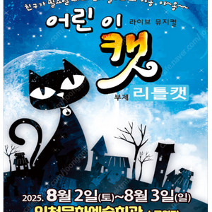 2025 어린이 리틀캣 인천 8/2 토 14:00 3자리