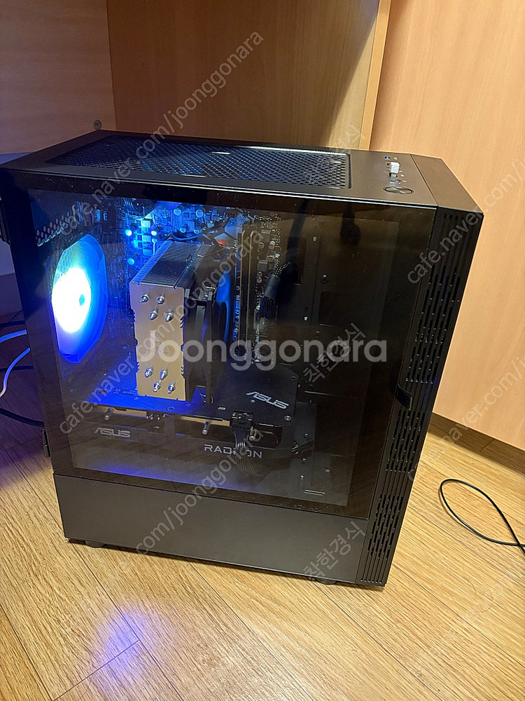 조립컴퓨터 라이젠 5600 RX6600 모니터 써비스!--4