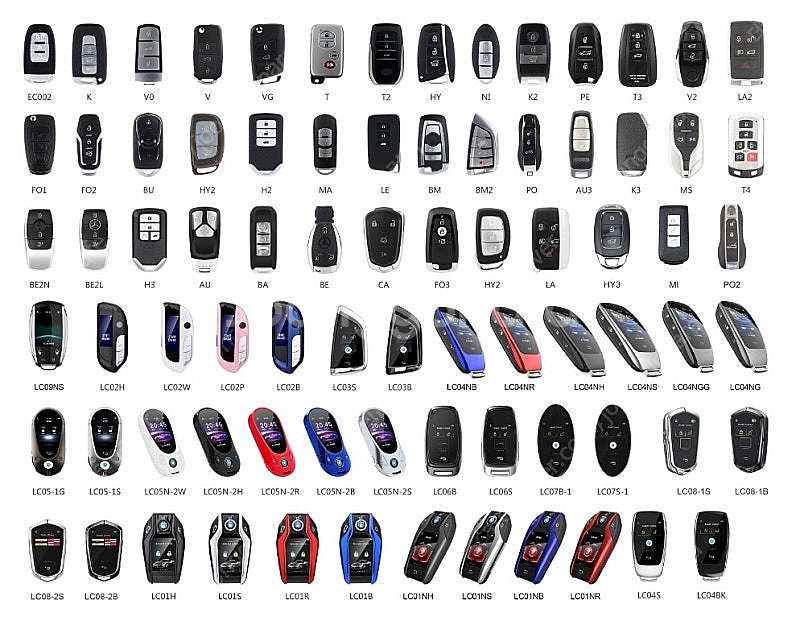 쉐보레 스파크, 크루즈, 말리부, 트렉스, 트래버스, 올란도 모든연식 자동차키를 최신형 고급 수입차 타입 LCD 풀...--3