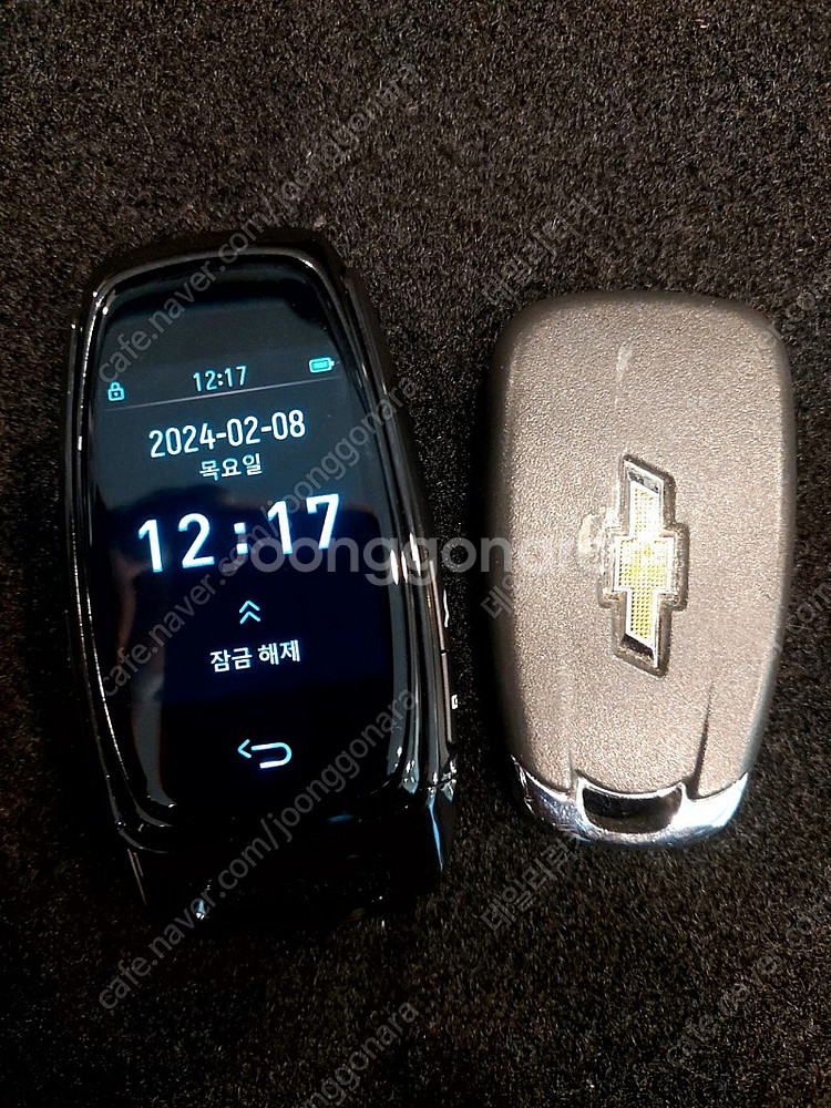 쉐보레 스파크, 크루즈, 말리부, 트렉스, 트래버스, 올란도 모든연식 자동차키를 최신형 고급 수입차 타입 LCD 풀...--0