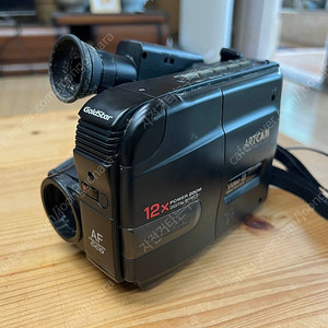 레트로 캠코더 아날로그 비디오 카메라 8mm LG 금성 LC-E670 수리용 부품용 정크