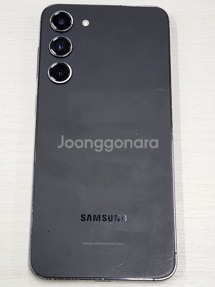 갤럭시 S23플러스 블랙색상 256용량 상태좋은 무잔상...--0