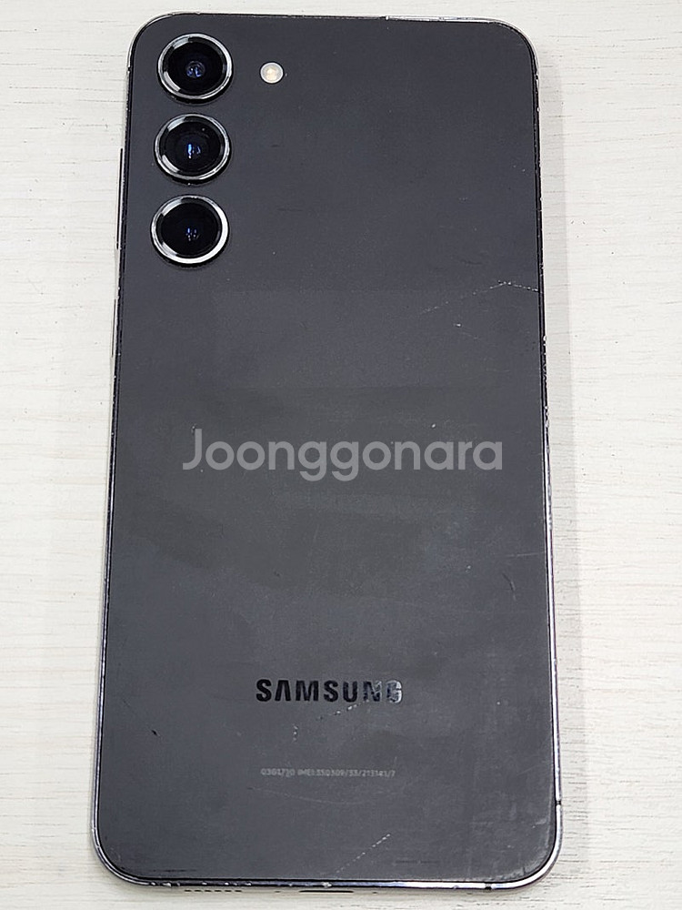 갤럭시 S23플러스 블랙색상 256용량 상태좋은 무잔상...--2