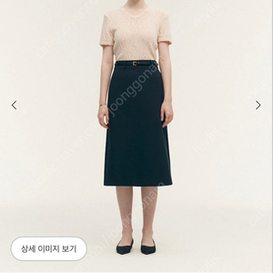 시에 델리아코튼스커트 네이비s 새상품
