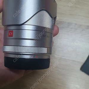 빌트록스 33mm 1.4 (캐논 ef-m )팝니다. 거의새것