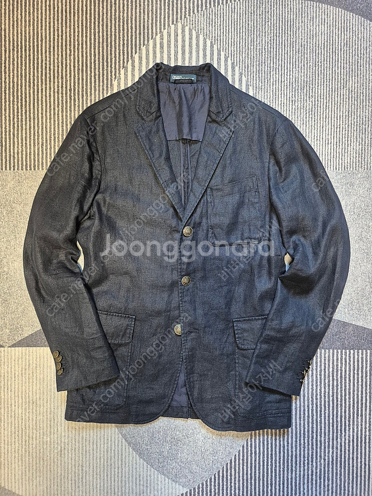 [40R] 폴로 PRLC 린넨 자켓 금장 은장 블리커 ...--0