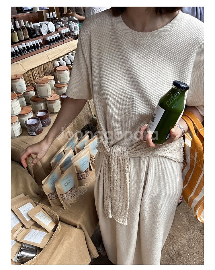(새상품) 위꼬모 Julia Dress M 크림--0