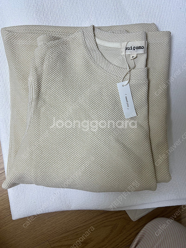 (새상품) 위꼬모 Julia Dress M 크림--2