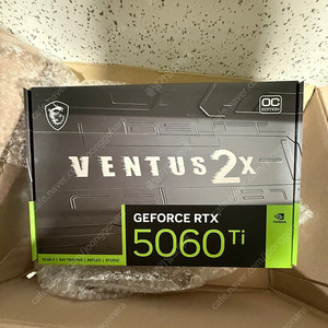 MSI 지포스 그래픽카드 RTX 5060 Ti 벤투스 2X 16G 미개봉