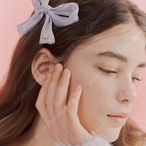 [앵브록스]헤어핀 머리핀 헤어슈슈 헤어밴드 psyche ribbon hairpin_blue