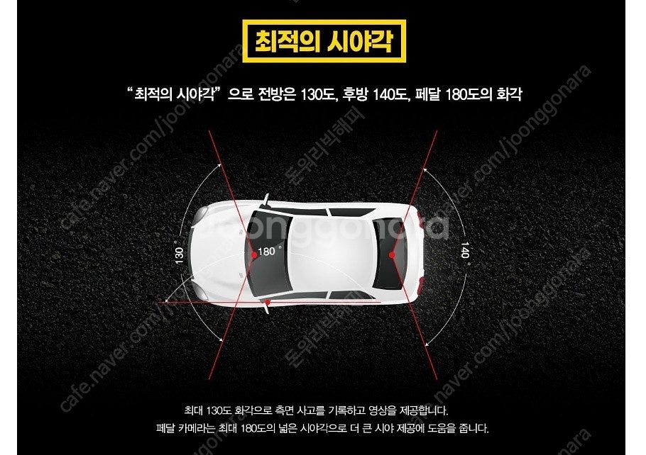 한문철 블랙박스 한캠 3X-Q 128GB 3채널 전방 ...--9