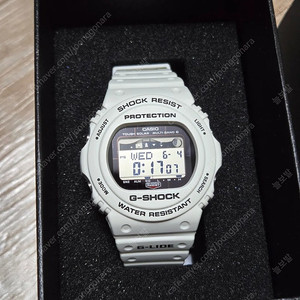 G SHOCK 지샥 쥐샥 GWX-5700CS-7 지라이드 문페이즈, 타이드그래프, 전파수신, 터프솔라 미사용 새제품 풀박스