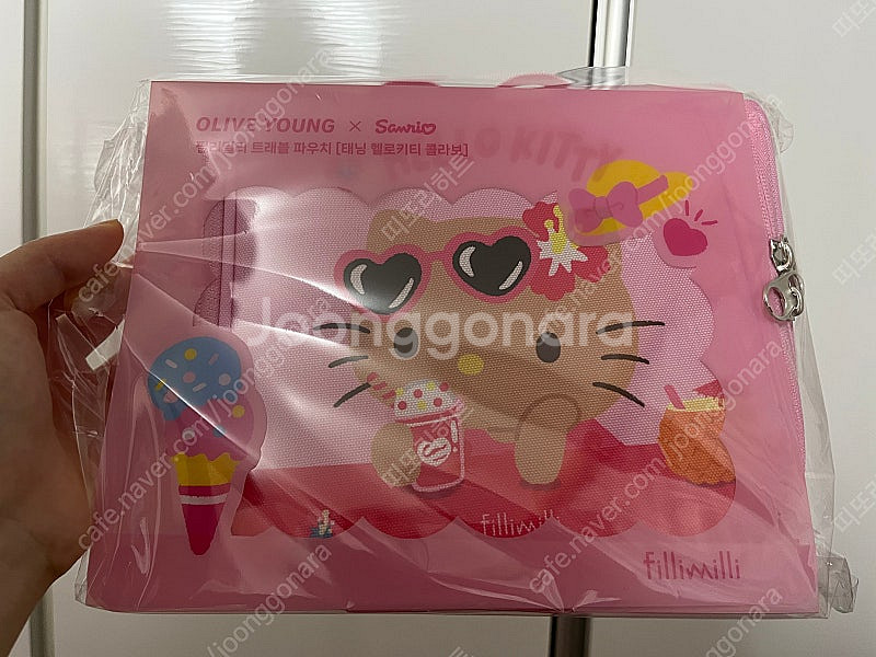 올리브영 키티 파우치--0