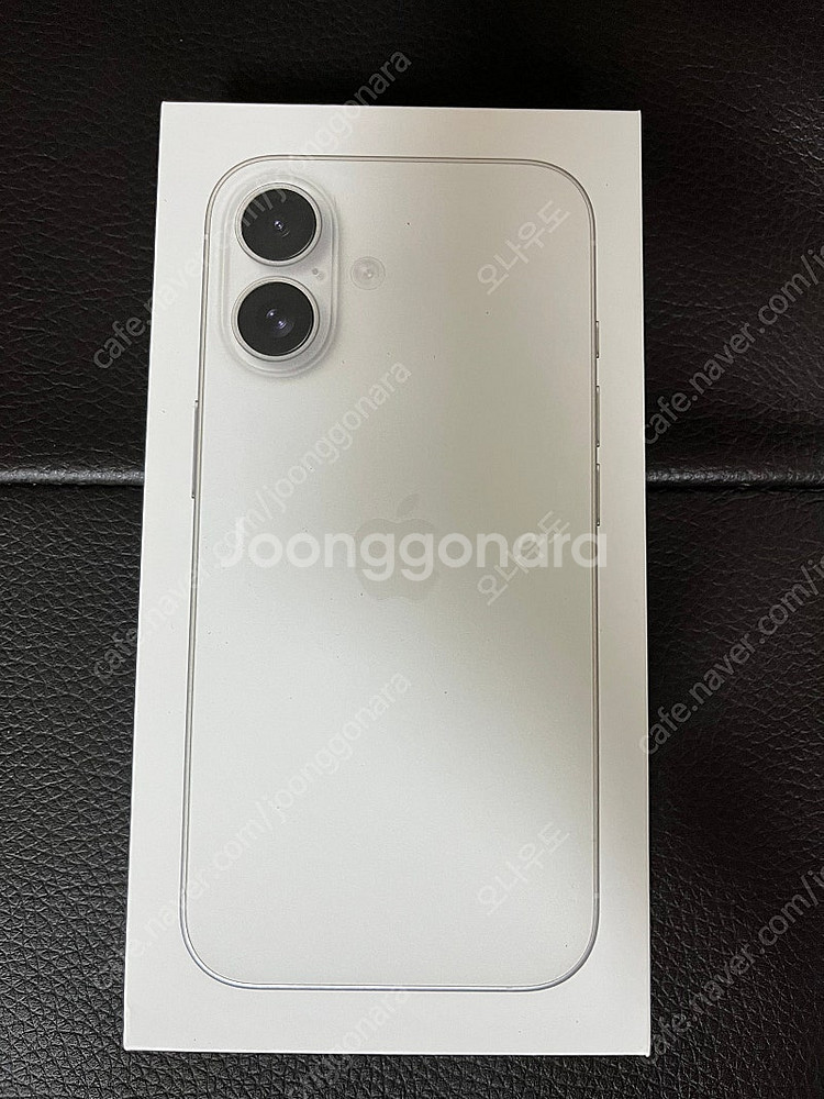 아이폰16 화이트 256GB 자급제 팝니다. (미개봉)--0