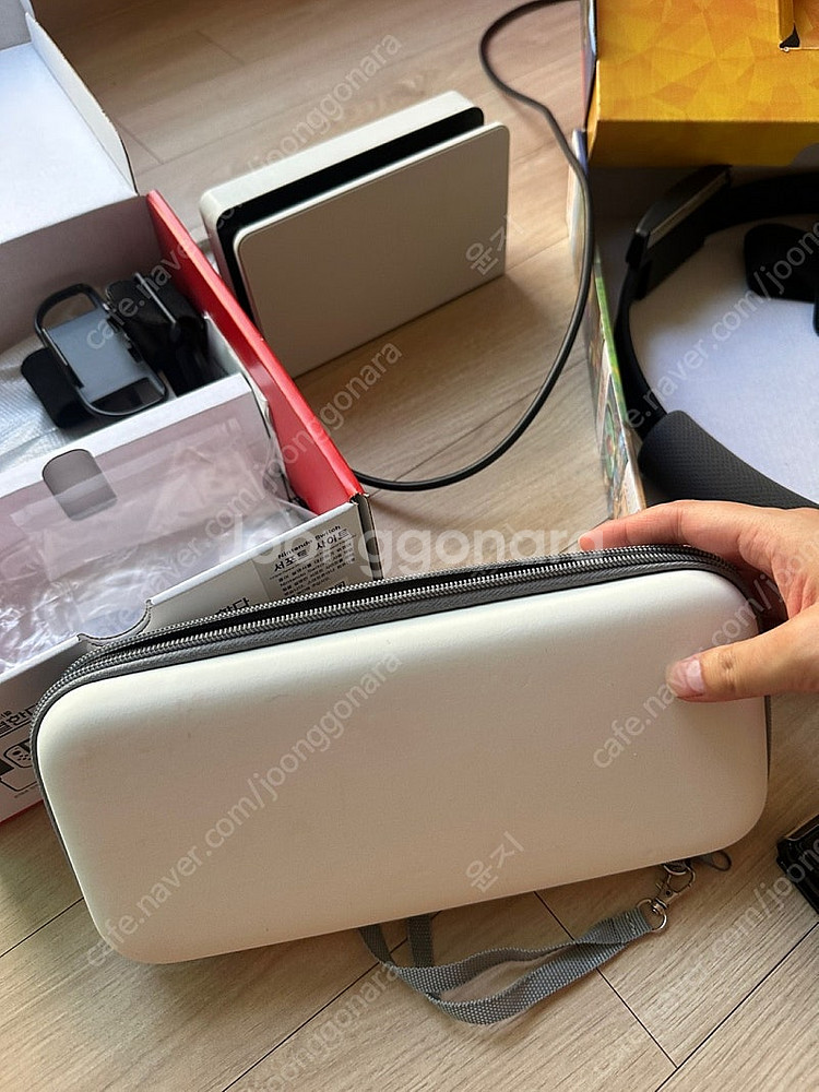 닌텐도 스위치 OLED 화이트 (+동물의 숲, 링피트,...--3