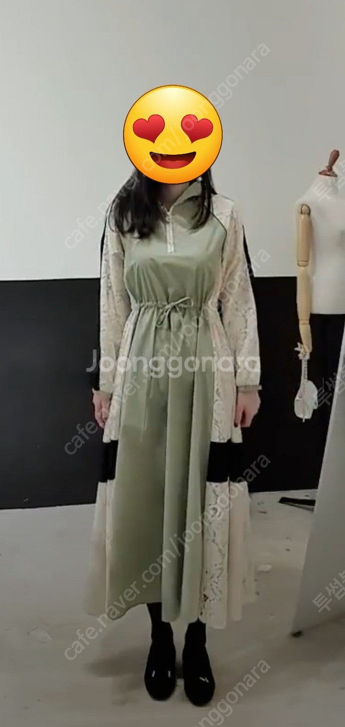 수아르 야심작 원피스(프리 사이즈, 후드 포함)--1