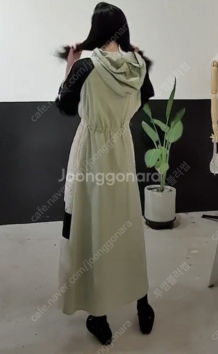 수아르 야심작 원피스(프리 사이즈, 후드 포함)--3