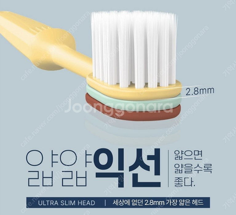 치아성찰 초박형헤드 와이드 슬림 칫솔 6개 싸게 팔아요...--3