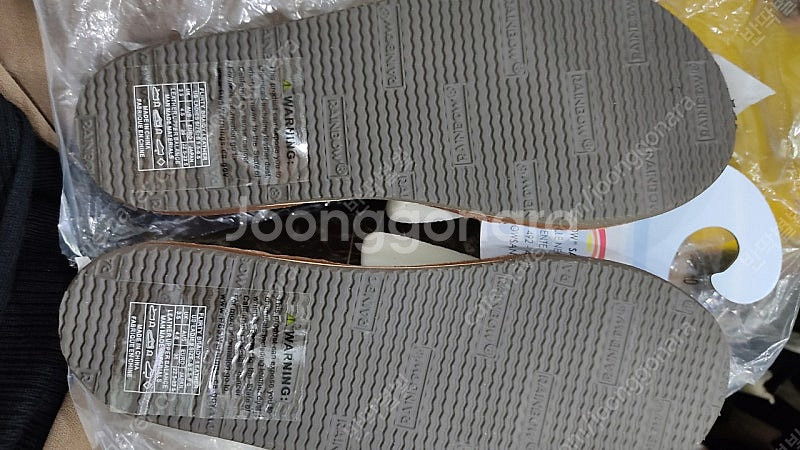새상품) 레인보우 꼬임 샌들 우먼 225-235 천연가...--1