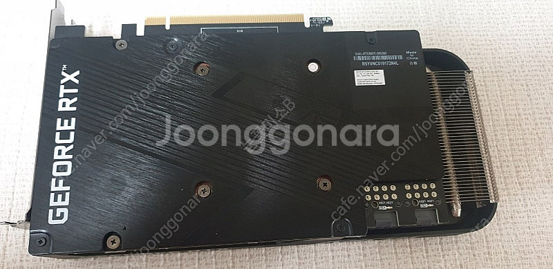 아수스 RTX3060TI 그래픽카드 팝니다--3